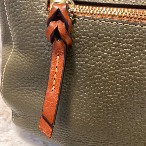 Dooney & Bourke Green Leather Shoulder Bag - Picture 9 of 10